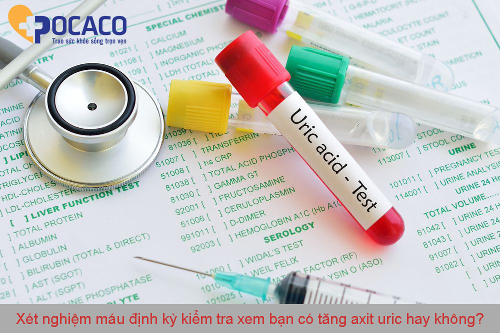 Kiểm soát tình trạng tăng acid uric 