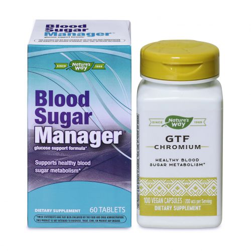  BLOOD SUGAR MANAGER + GTF CHROMIUM Bộ đôi hỗ trợ kiểm soát lượng đường trong máu tốt nhất hiện nay